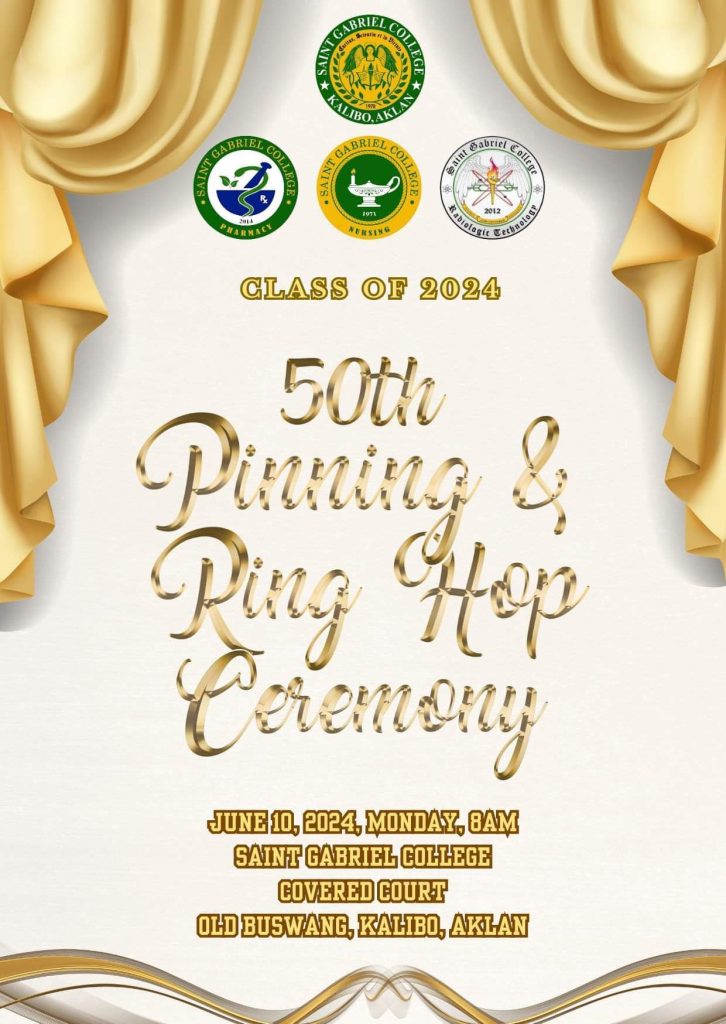 𝐓𝐡𝐞 𝐒𝐆𝐂 – 𝐂𝐋𝐀𝐒𝐒 𝐎𝐅 𝟐𝟎𝟐𝟒 presents 50th Pinning and Ring Hop Ceremony ...