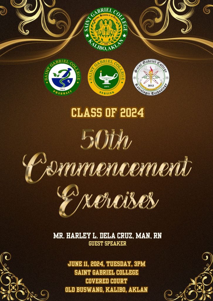 𝐓𝐡𝐞 𝐒𝐆𝐂 – 𝐂𝐥𝐚𝐬𝐬 𝐨𝐟 𝟐𝟎𝟐𝟒 presents 50th Commencement Exercises .