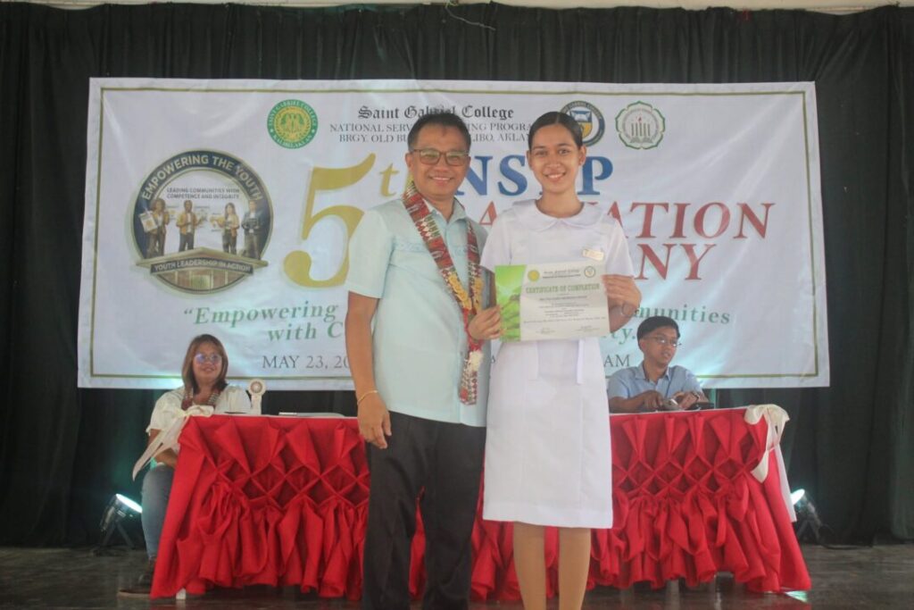 NSTP | Distribution of Certificate of Completion for Nursing 2026