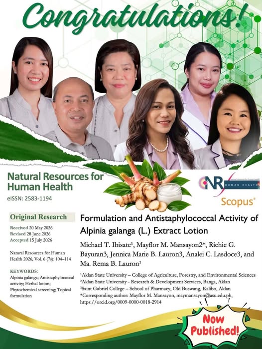 Driving Research Innovation: SGC and ASU Team Up for Scopus-Indexed Botanical Study Driving Research Innovation: SGC and ASU Team Up for Scopus-Indexed Botanical Study